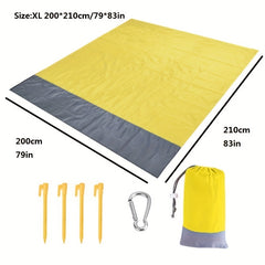 Large Beach Blanket Sandproof Lightweight Mat for 3-5 Adults