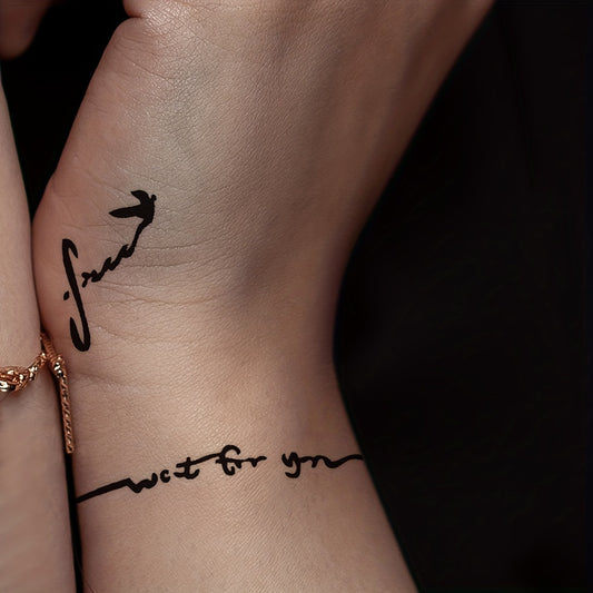 Butterfly Floral Tattoo Stencil Set