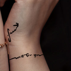 Butterfly Floral Tattoo Stencil Set