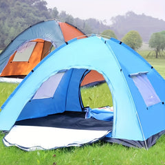 Waterproof Double Tent For Camping and Beach Trips - Fits 2-3 People