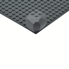 Dark Grey Rock Building Blocks 4x4 Octagonal Giant Stone Scene