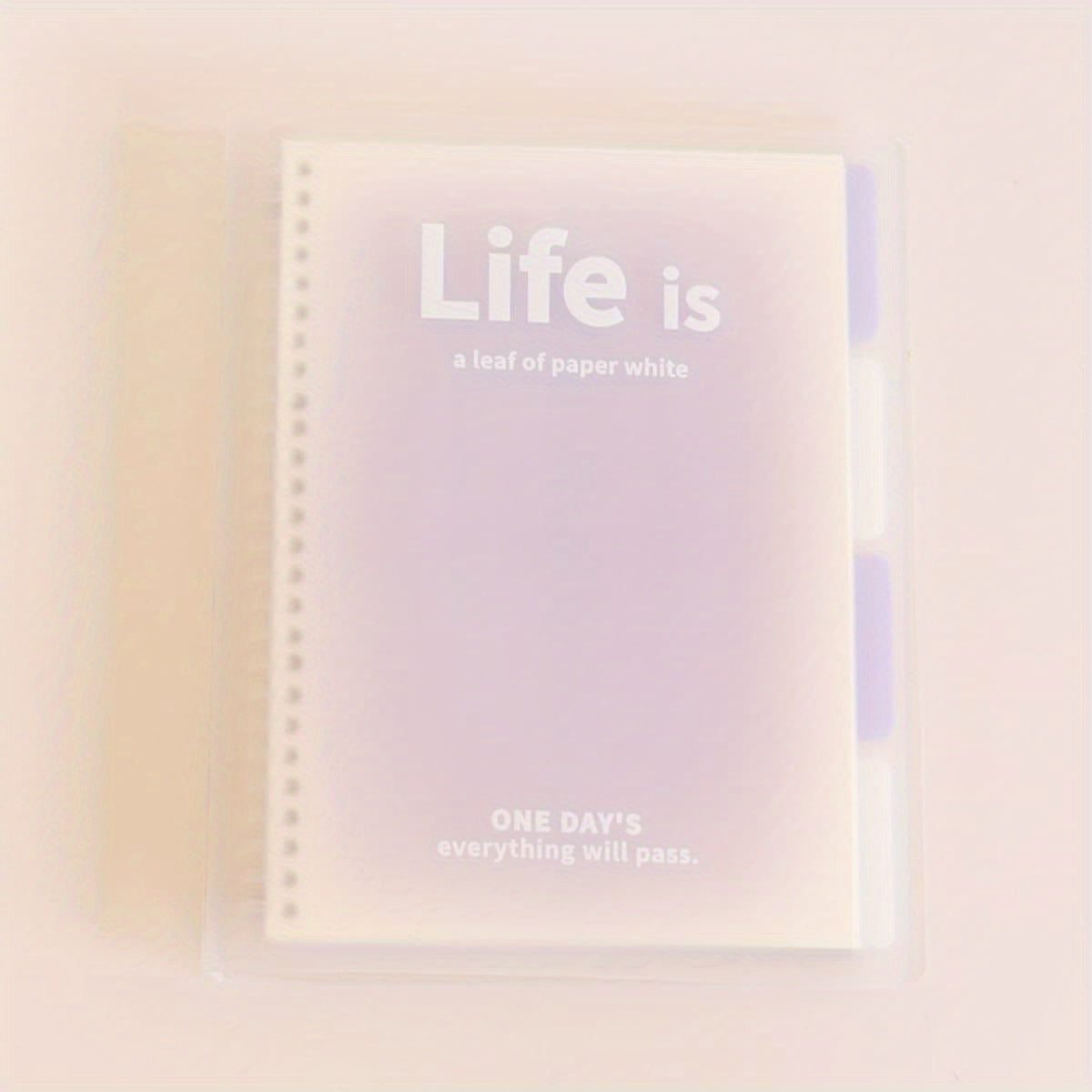 Fantasy Clear Transparent Journal Notebook Loose Leaf