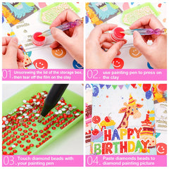 Diamond Painting Wax Storage Container Case With Glue Clay Organizer