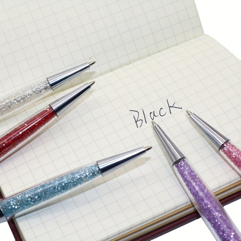 Crystal Rhinestone Ballpoint Pen 0.7mm Office School Supplies