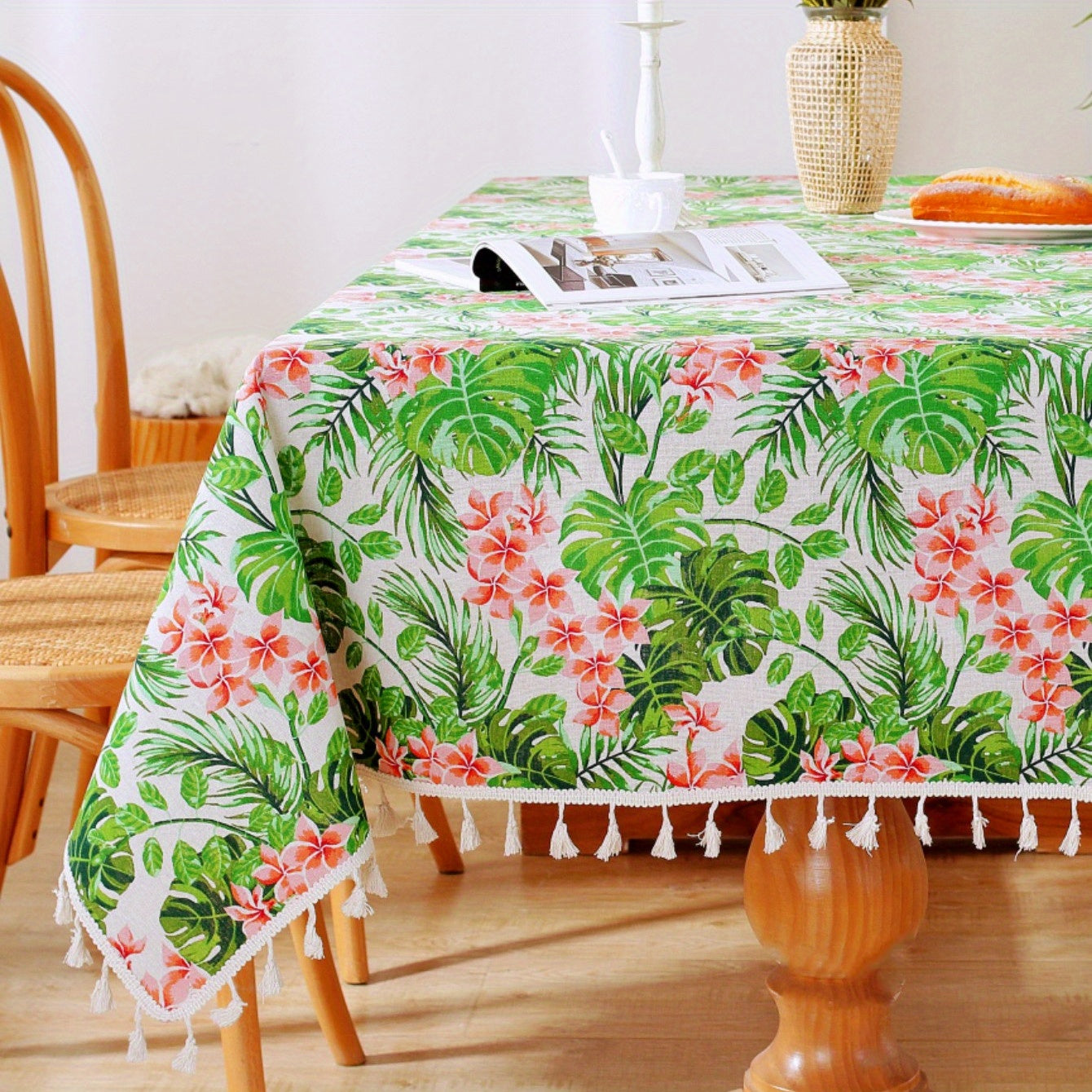 Boho Style Blend Tablecloth for Summer Parties and Events