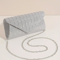 Glitter Shoulder Chain Bag Evening Clutch Wallet