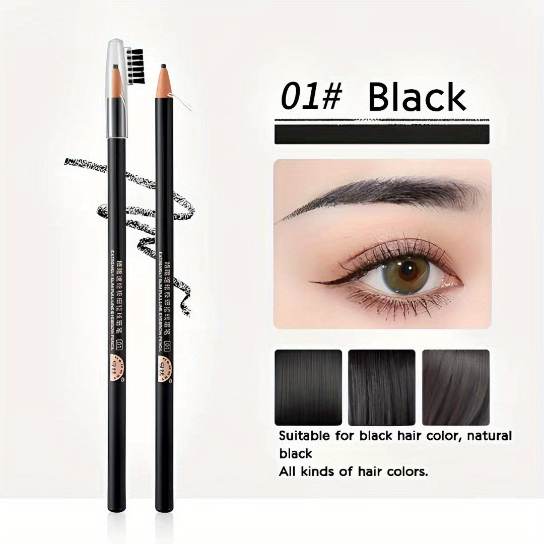 Ultra Slim Tear Off Eyebrow Pencil Waterproof Durable Smudge Proof Makeup Pen