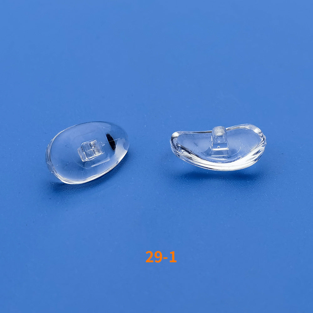 10 Pairs OOLVS Transparent Nose Pads for Glasses