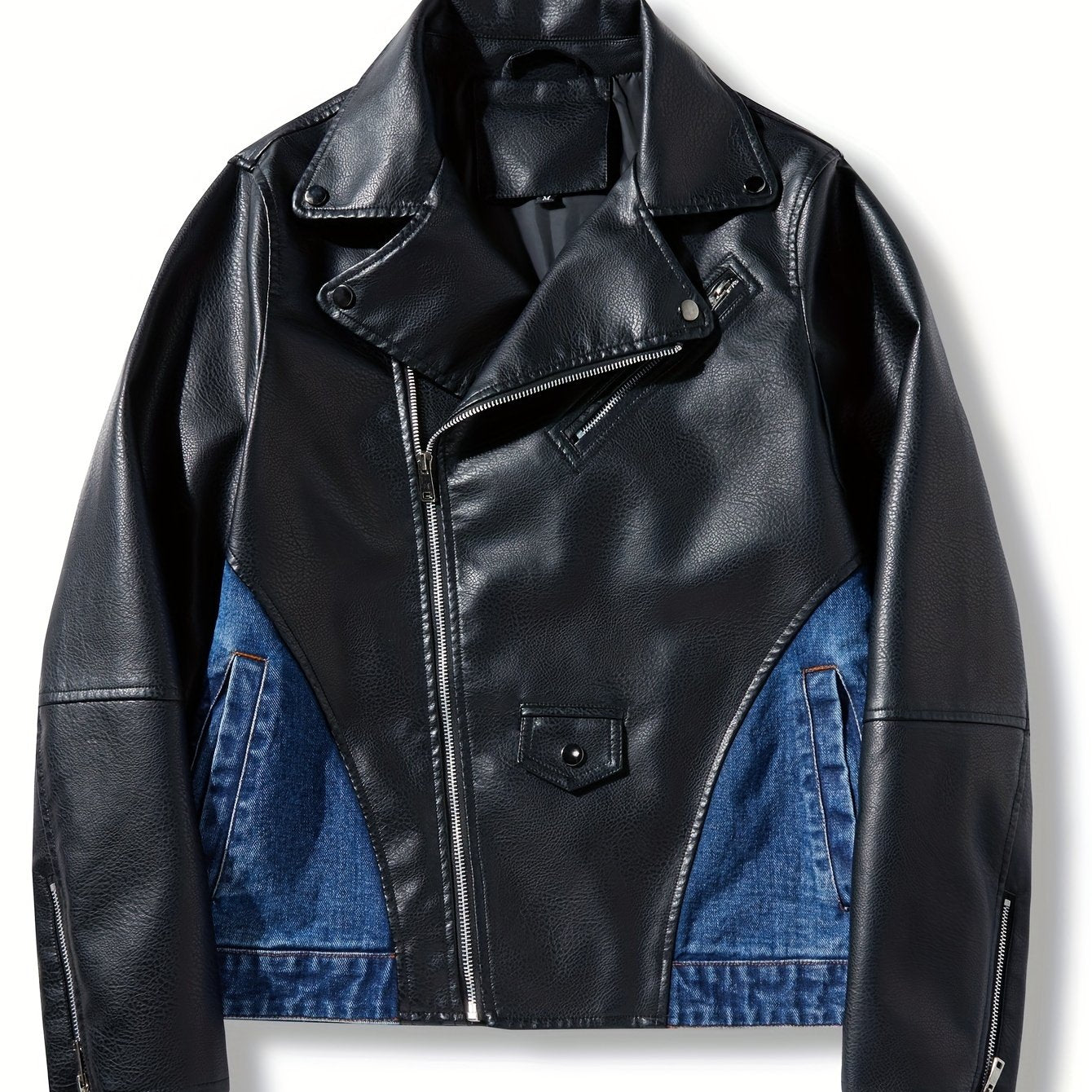 Men's Vintage Style PU Leather Jacket