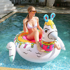 Large Alpaca Water Float Ring for Adults