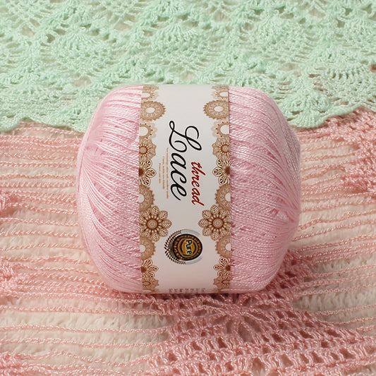 4pcs No 8 Pearl Lace Thread Diy Crochet Silk Cotton Linen Bright Silk Thread