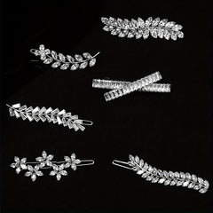 Crystal Zircon Hairpin Metal Clip Women's Hair Accessory