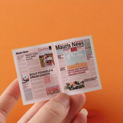 Colorful Mini Food Toy Newspaper DIY Accessories