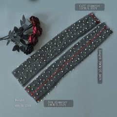 Wedding Gloves Mesh Fingerless Cuff Semi Transparent Heavy Duty Craft