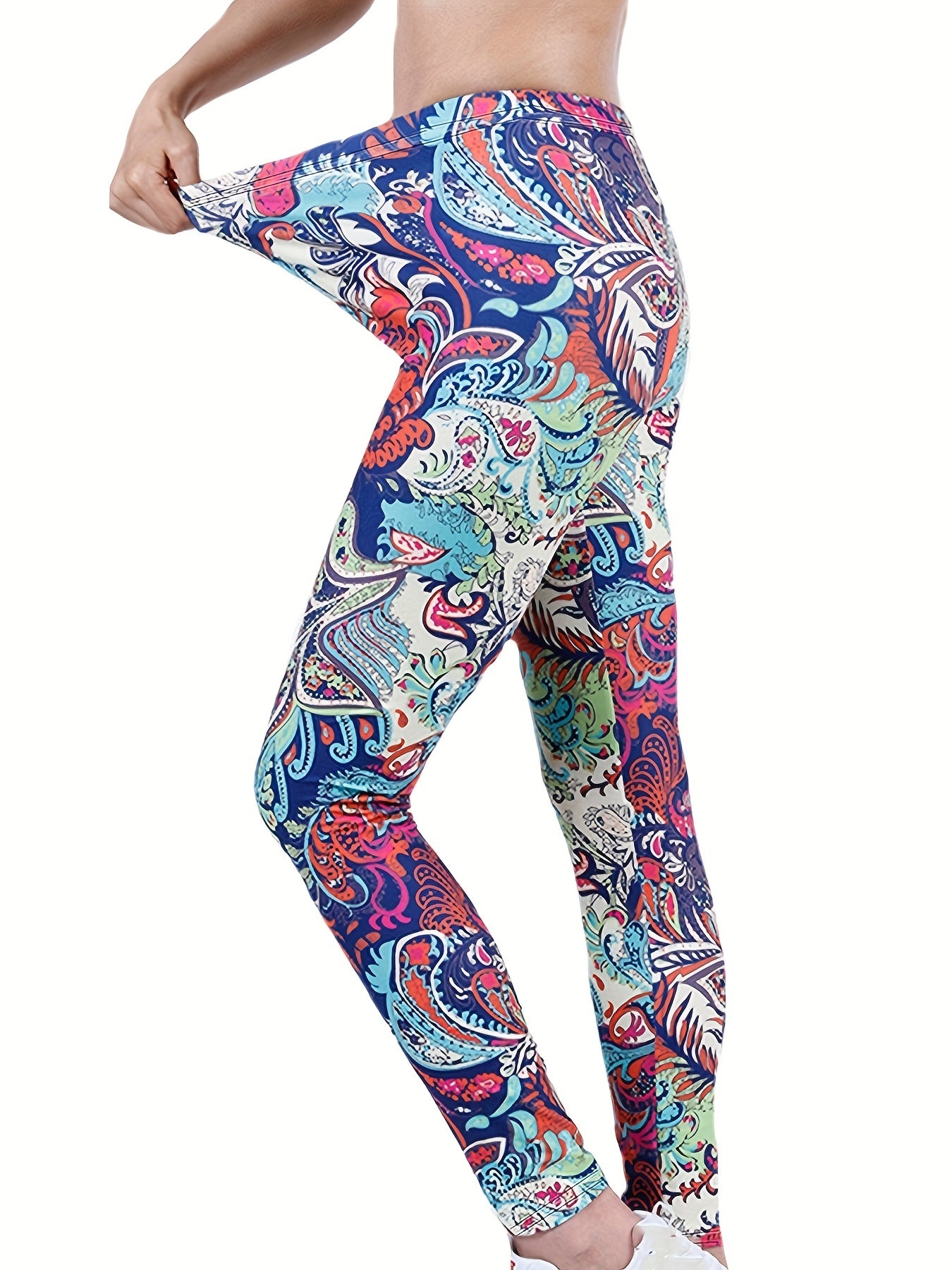 Women's Floral Print Cropped Pants