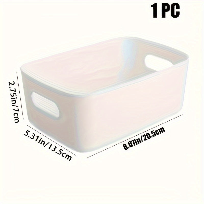 Desktop Plastic Storage Box for Stationery and Sundries