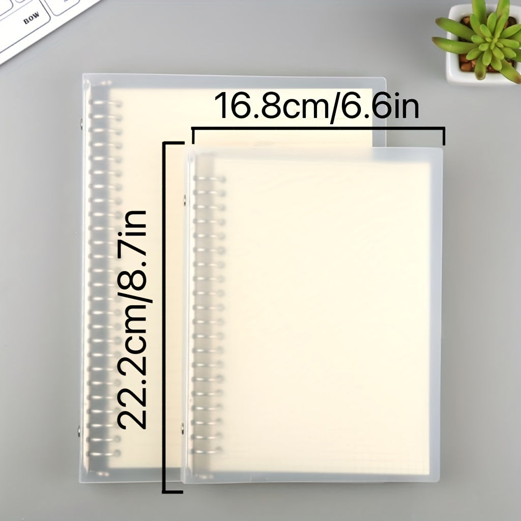 A5 Detachable Transparent Cover Loose-leaf Notebook Binder
