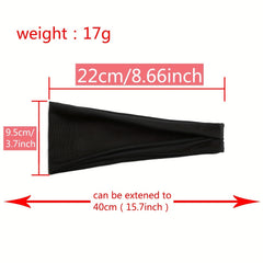 Men's Elastic Sports Headband Yoga Sweat Belt Bandana