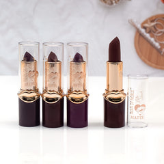 Matte Brightening Lipstick Non Fading Non Smudge Retro Red Dark Moisturizing