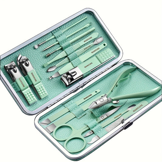 18pc Outdoor Portable Nail Clipper Set Household Adult Foot Repair Tool