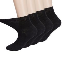 4 Pairs Bamboo Ankle Diabetic Socks Women's Stock