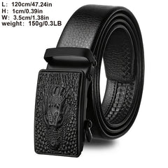 Fish Automatic Buckle PVC Belt For Men