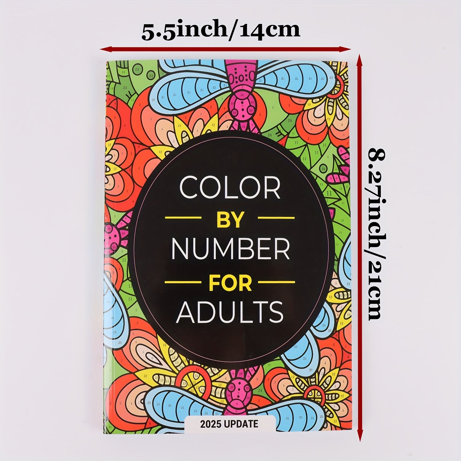 Flower & Butterfly Paint By Numbers Book