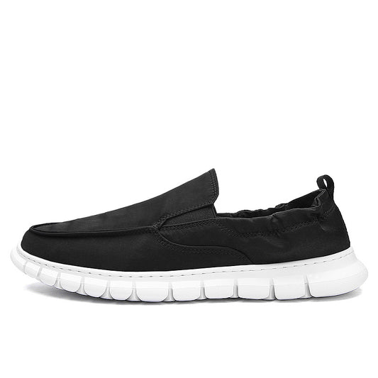 Men's Canvas Slip On Loafer Shoes Lightweight Breathable Sneakers