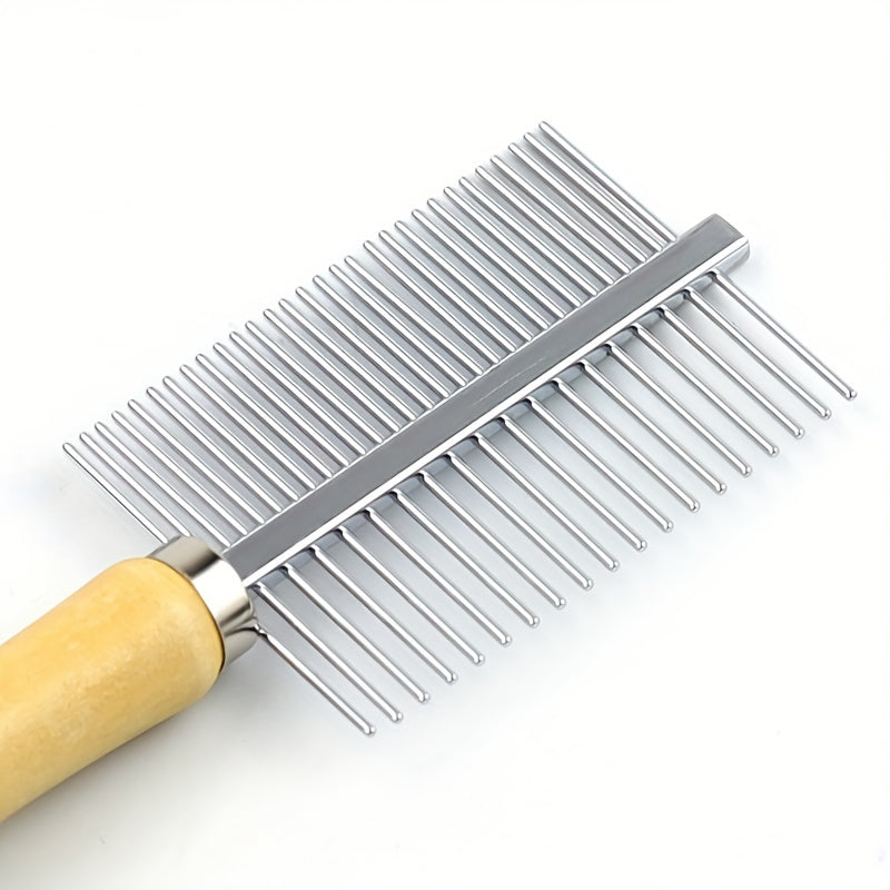 Double Sided Pet Comb For Grooming & Massaging Dogs Cats