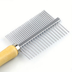 Double Sided Pet Comb For Grooming & Massaging Dogs Cats