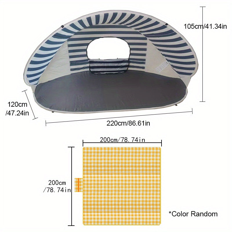 Waterproof Portable Sun Shade Canopy Stay Protected from UV Rays