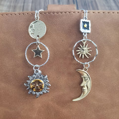 Greek Mythology Face Pendant Earrings Women Party Jewelry