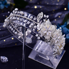 Bridal Flower Headband Wedding Hair Accessory