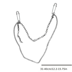 Street Style Waist Chain Brooch for Men and Women