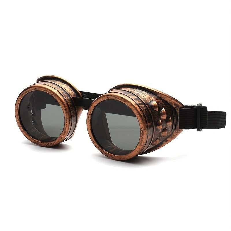 Steampunk Retro Style Sunglasses Double Layer Goggles
