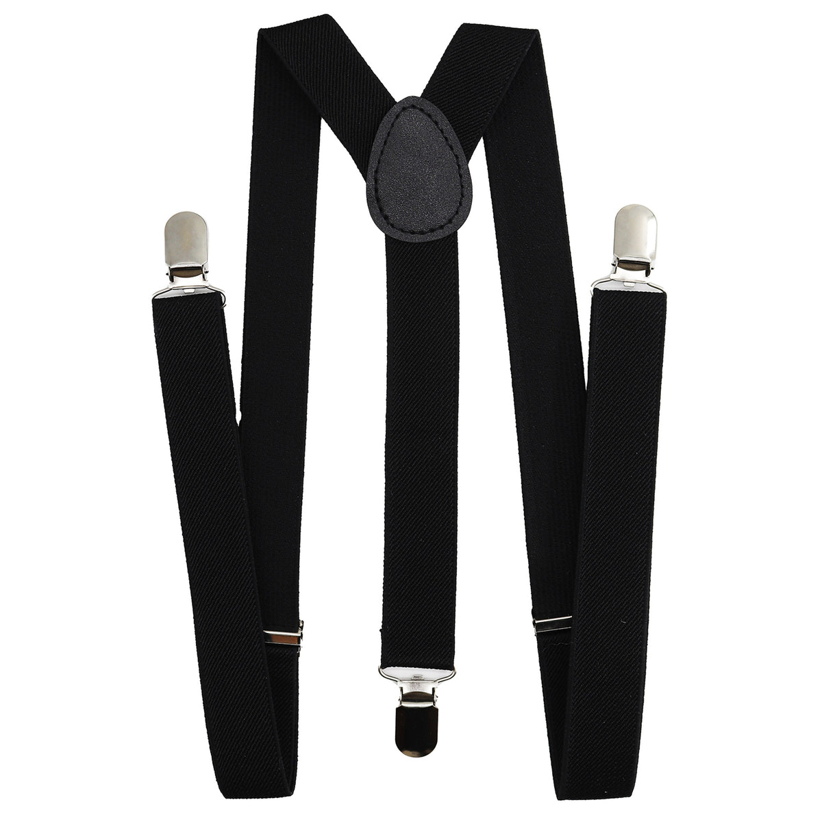 Plain Elastic Suspender with Bow Ties for Men