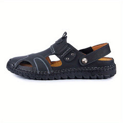 Men's Casual Closed Toe Slip On Sandals Anti-skid Rubber Sole
