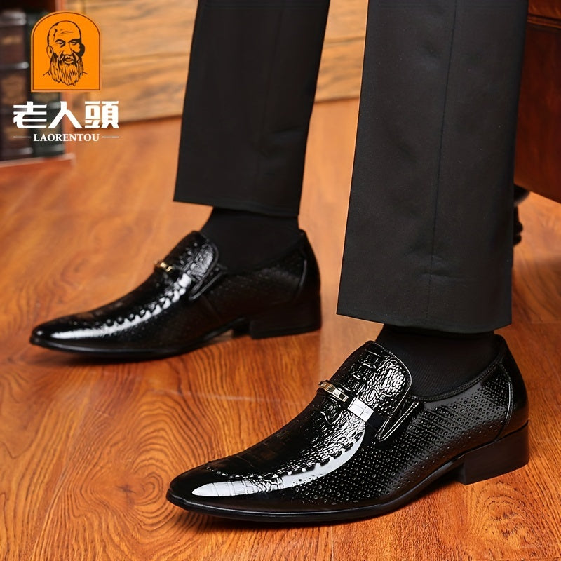 LAORENTOU Men's Dress Shoes Lightweight Formal Shoes Wedding Business