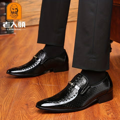 LAORENTOU Men's Dress Shoes Lightweight Formal Shoes Wedding Business
