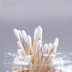 100pcs Double-headed Disposable Cotton Swabs Beauty Makeup Remover
