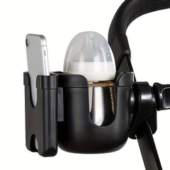 Baby Stroller Cup Holder 2 in 1 Phone Holder Accessories