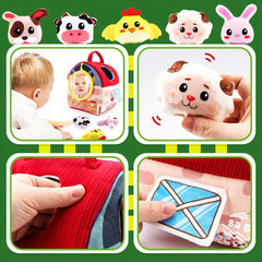 Interactive Surprise Barn Toy with Stuffed Farm Animals & Sensory Balls