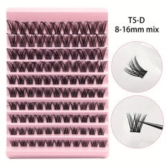 110Pcs DIY Eyelash Extensions 8 16mm False Lashes D Curling Natural Look