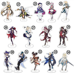 Anime Figure Stand Model Double Sided Acrylic Plate Desk Decor