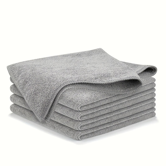 Gray Car Waxing Cleaning Towel Set