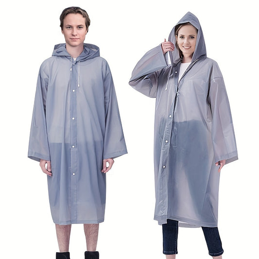 Waterproof Hooded Raincoat for Men Women
