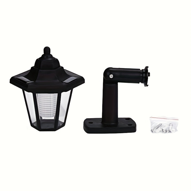 Retro Solar Hexagonal Lamp Ground Insert Lawn Light