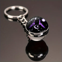 Starry Sky Alloy Keychain Pendant Small Key Chain Gift