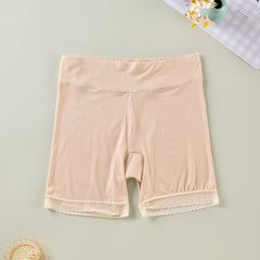  Panty Women's Plus Contrast Lace Trim Elastic Safety Pants
