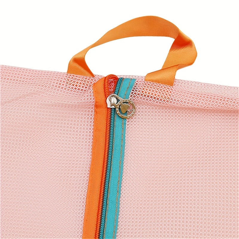 4PCS Travel Storage Bag Mesh Zipper Cosmetic Clothes Organizer